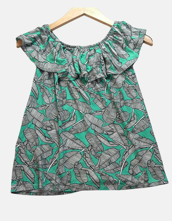 Enchanted Garden Ruffle Top